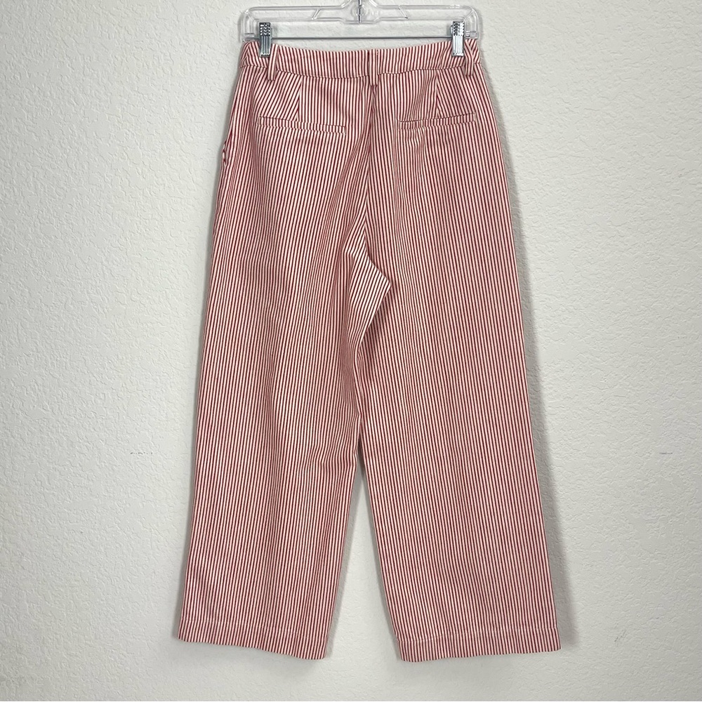 Saint Geraldine Marshall Pinstripe Crop Wide Leg Pants Size S - Picture 6 of 14